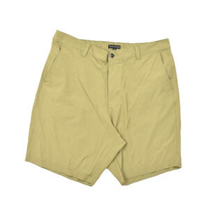 Banana Republic Men's Size 40 Khaki Stretch Shorts Flat Front Casual